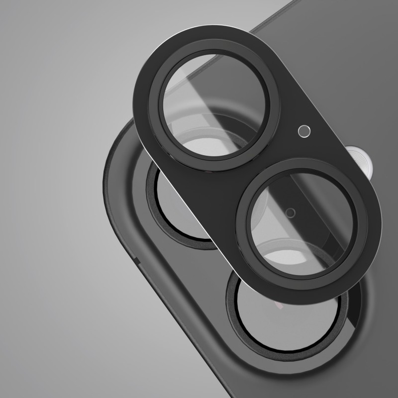 Etteri протектор задна камера пълна защита за iPhone 17 (6.3), черен