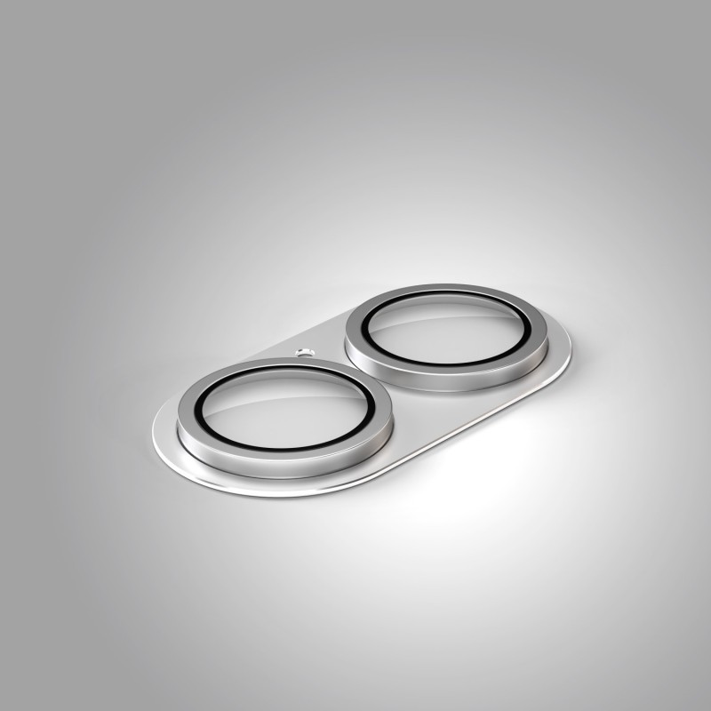 Etteri протектор задна камера пълна защита за iPhone 17 (6.3), сребрист