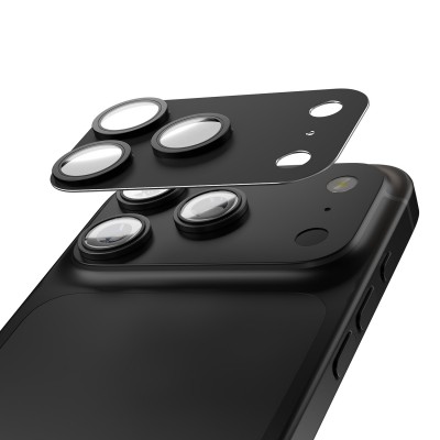 Etteri протектор задна камера пълна защита за iPhone 17 Pro Max (6.9), черен