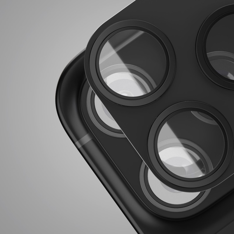 Etteri протектор задна камера пълна защита за iPhone 17 Pro Max (6.9), черен