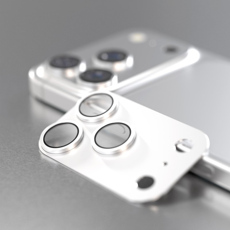 Etteri протектор задна камера пълна защита за iPhone 17 Pro Max (6.9), сребрист