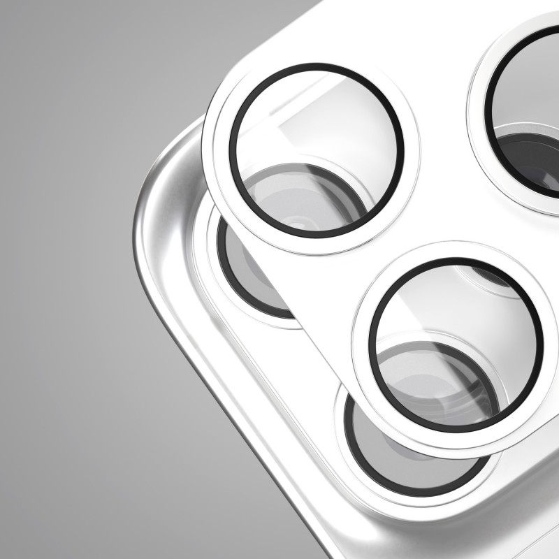 Etteri протектор задна камера пълна защита за iPhone 17 Pro Max (6.9), сребрист