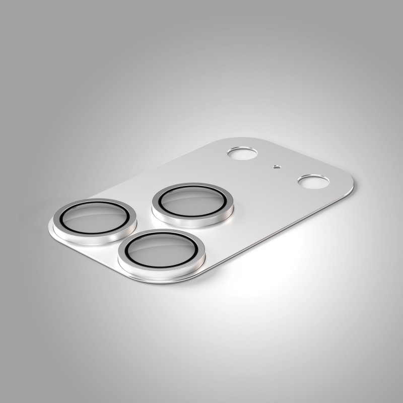 Etteri протектор задна камера пълна защита за iPhone 17 Pro Max (6.9), сребрист