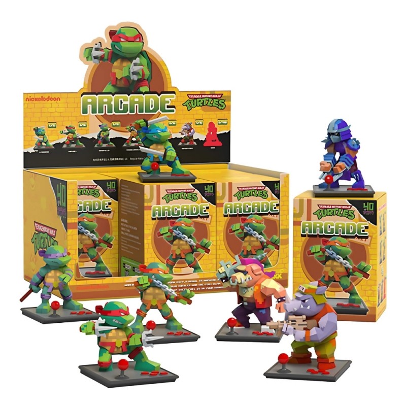 Фигурка изненада Mighty Jaxx - Arcade Teenage Mutant Ninja Turtles, Blind Box