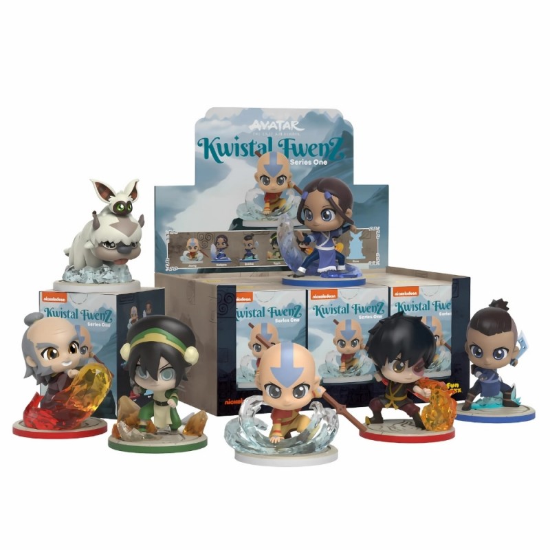 Фигурка изненада Mighty Jaxx - Avatar The Last Airbender Kwistal Fwenz Series 1, Blind Box