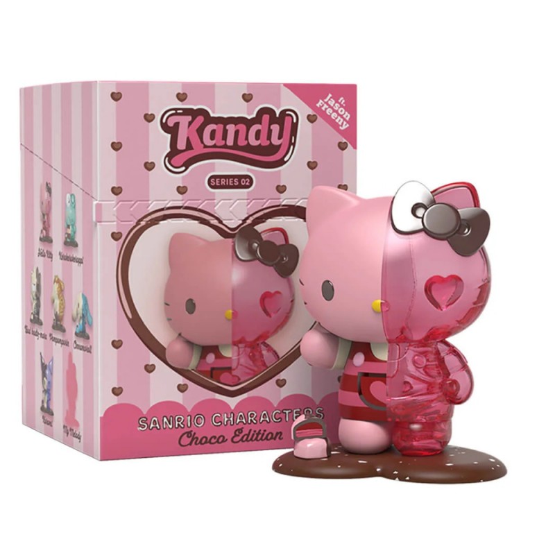 Фигурка изненада Mighty Jaxx - Hello Kitty Choco Edition Kandy x Sanrio ft.  Freeny Series 2, Blind Box