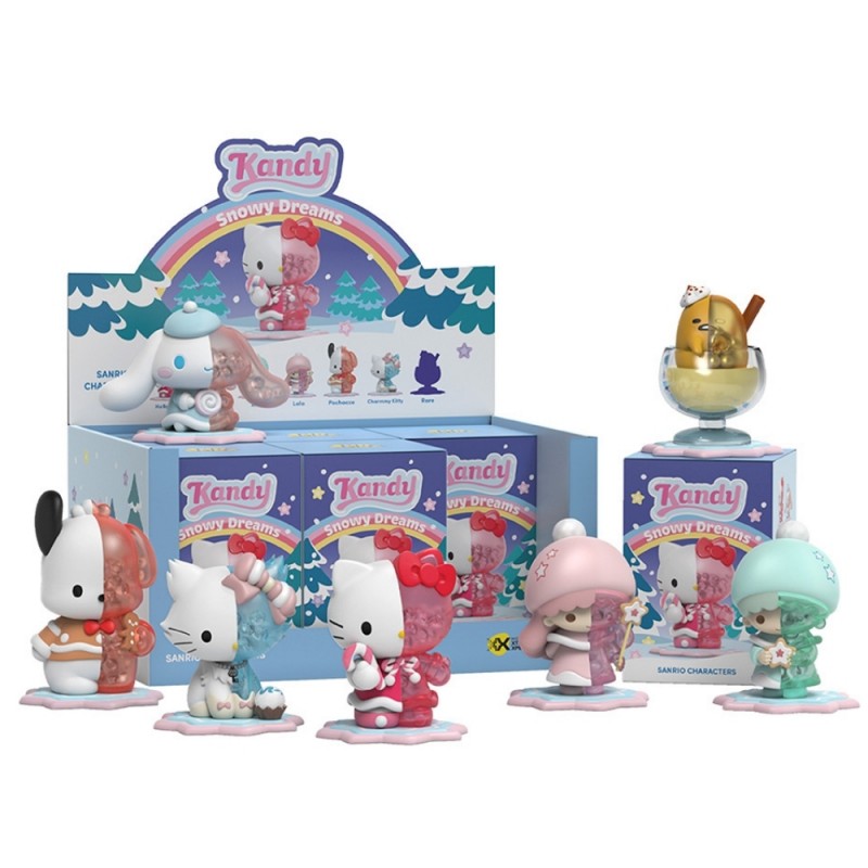 Фигурка изненада Mighty Jaxx - Hello Kitty Snowy Dream Kandy x Sanrio Series 3, Blind Box