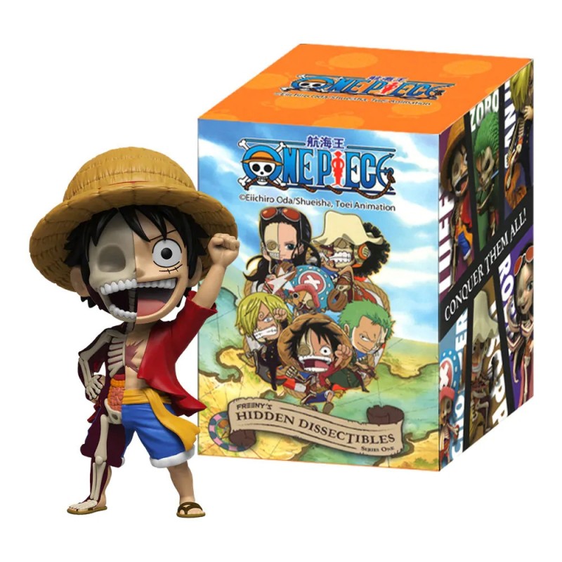 Фигурка изненада Mighty Jaxx - One Piece Freeny Hidden Dissectibles Series 1, Blind Box
