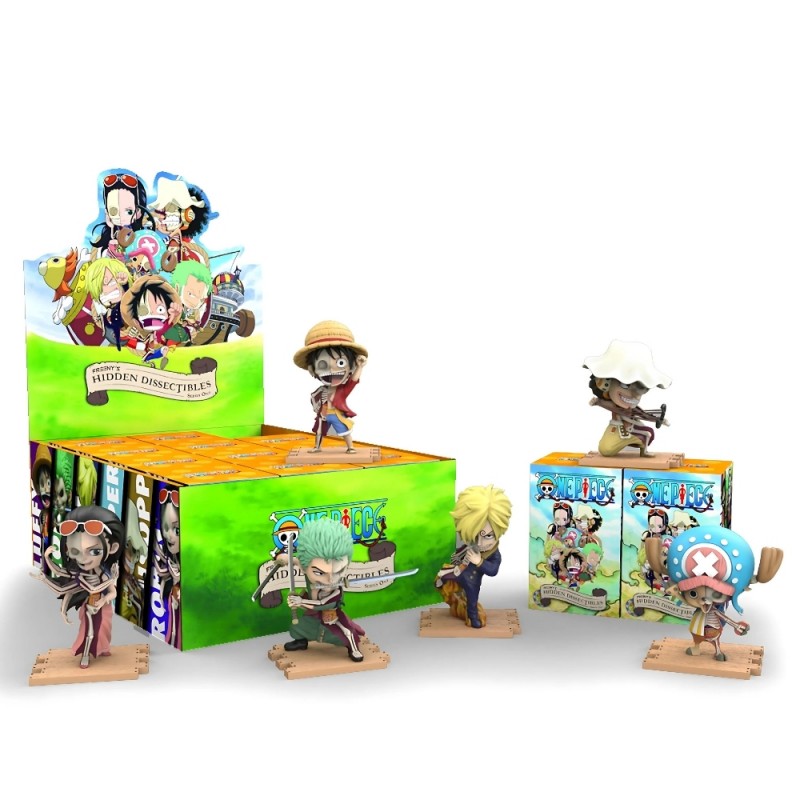 Фигурка изненада Mighty Jaxx - One Piece Freeny Hidden Dissectibles Series 1, Blind Box