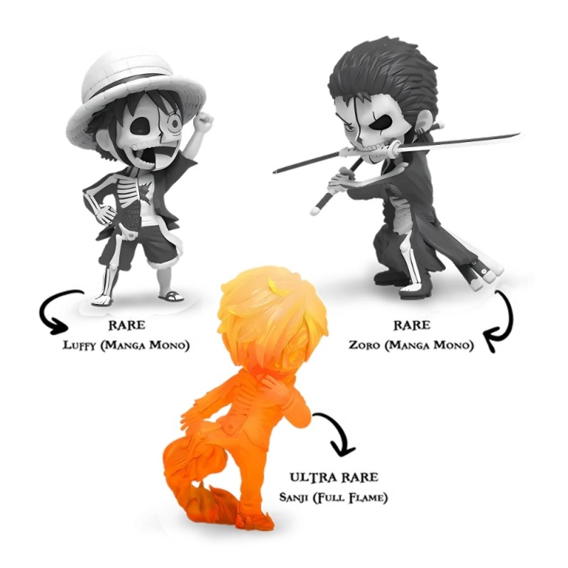 Фигурка изненада Mighty Jaxx - One Piece Freeny Hidden Dissectibles Series 1, Blind Box