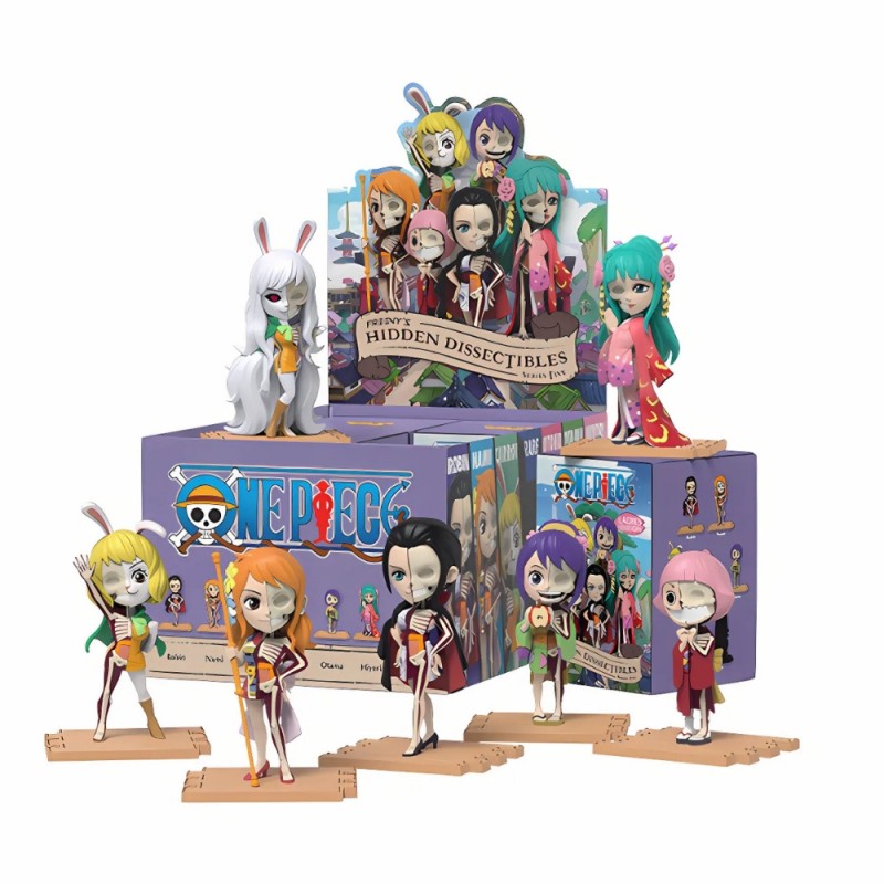 Фигурка изненада Mighty Jaxx - One Piece Freeny Hidden Dissectibles Series 5 - Ladies Edition, Blind Box