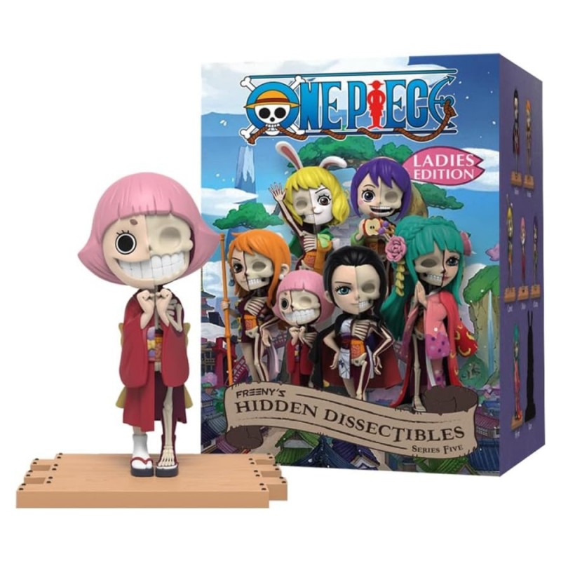 Фигурка изненада Mighty Jaxx - One Piece Freeny Hidden Dissectibles Series 5 - Ladies Edition, Blind Box