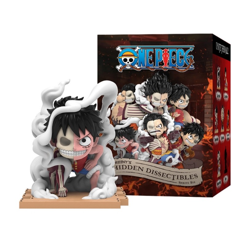 Фигурка изненада Mighty Jaxx - One Piece Freeny Hidden Dissectibles Series 6 Luffy’s Gears Edition, Blind Box