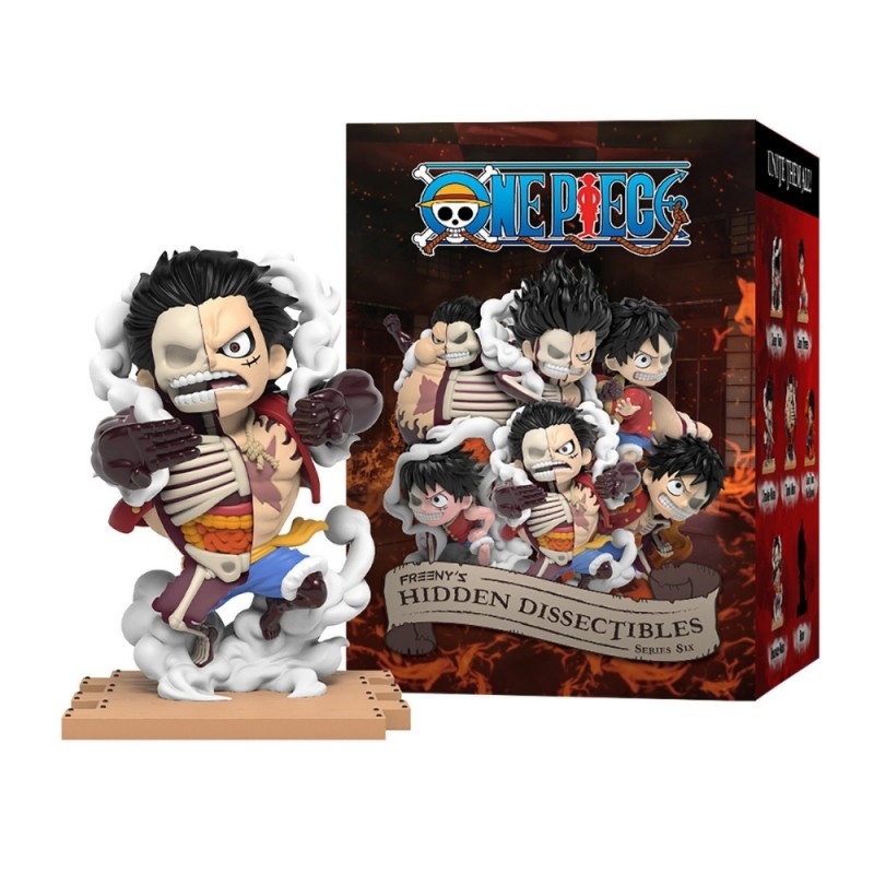Фигурка изненада Mighty Jaxx - One Piece Freeny Hidden Dissectibles Series 6 Luffy’s Gears Edition, Blind Box