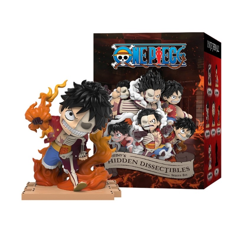 Фигурка изненада Mighty Jaxx - One Piece Freeny Hidden Dissectibles Series 6 Luffy’s Gears Edition, Blind Box