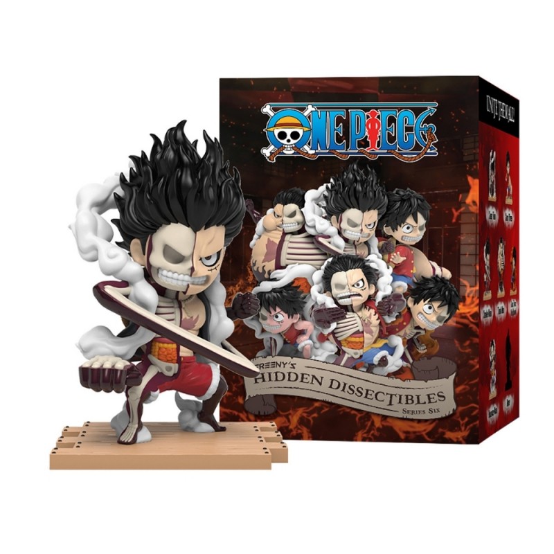 Фигурка изненада Mighty Jaxx - One Piece Freeny Hidden Dissectibles Series 6 Luffy’s Gears Edition, Blind Box