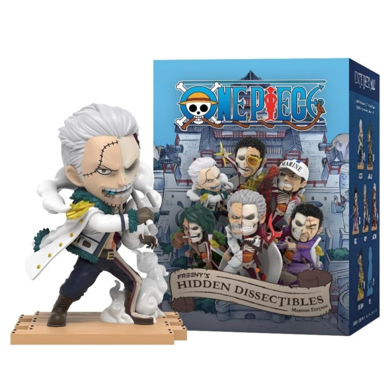 Фигурка изненада Mighty Jaxx - One Piece Freeny Hidden Dissectibles Series 8 Marines Edition, Blind Box