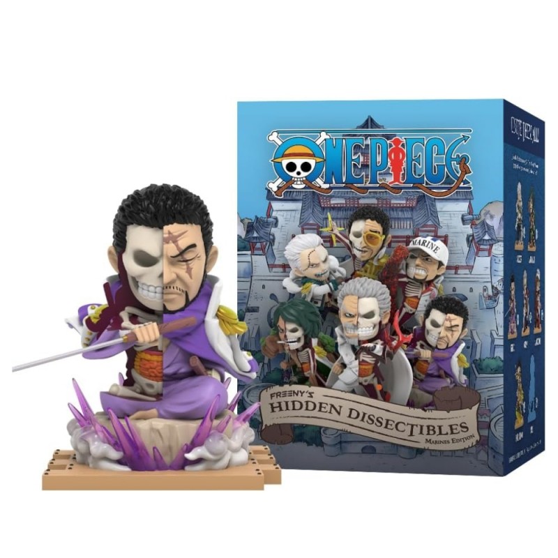 Фигурка изненада Mighty Jaxx - One Piece Freeny Hidden Dissectibles Series 8 Marines Edition, Blind Box