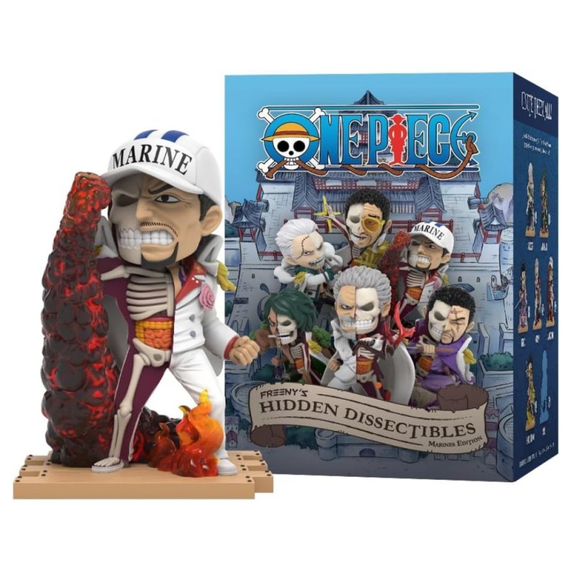 Фигурка изненада Mighty Jaxx - One Piece Freeny Hidden Dissectibles Series 8 Marines Edition, Blind Box