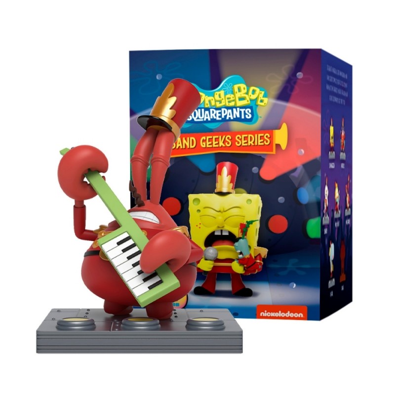 Фигурка изненада Mighty Jaxx - SpongeBob SquarePants Band Geek, Blind Box