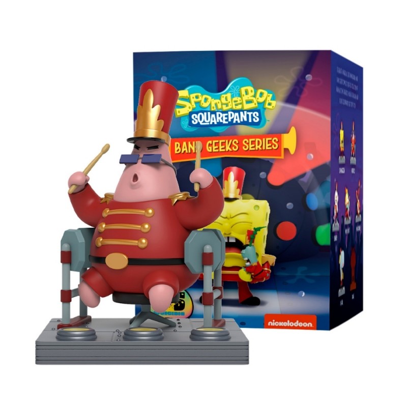 Фигурка изненада Mighty Jaxx - SpongeBob SquarePants Band Geek, Blind Box