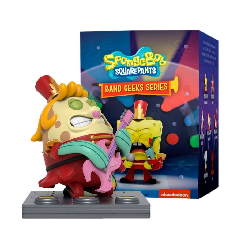 Фигурка изненада Mighty Jaxx - SpongeBob SquarePants Band Geek, Blind Box