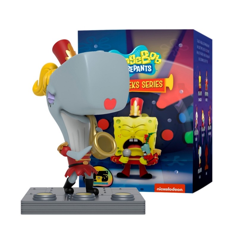 Фигурка изненада Mighty Jaxx - SpongeBob SquarePants Band Geek, Blind Box