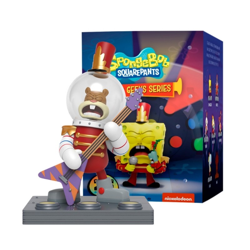 Фигурка изненада Mighty Jaxx - SpongeBob SquarePants Band Geek, Blind Box