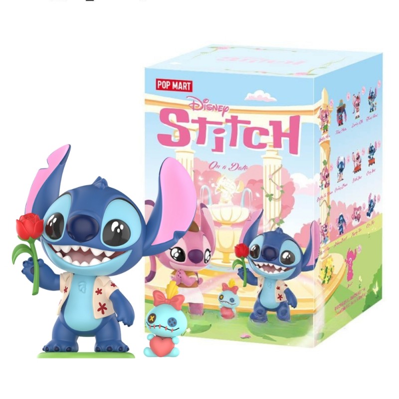 Фигурка изненада PopMart - Disney Stitch on a Date Series, Blind Box