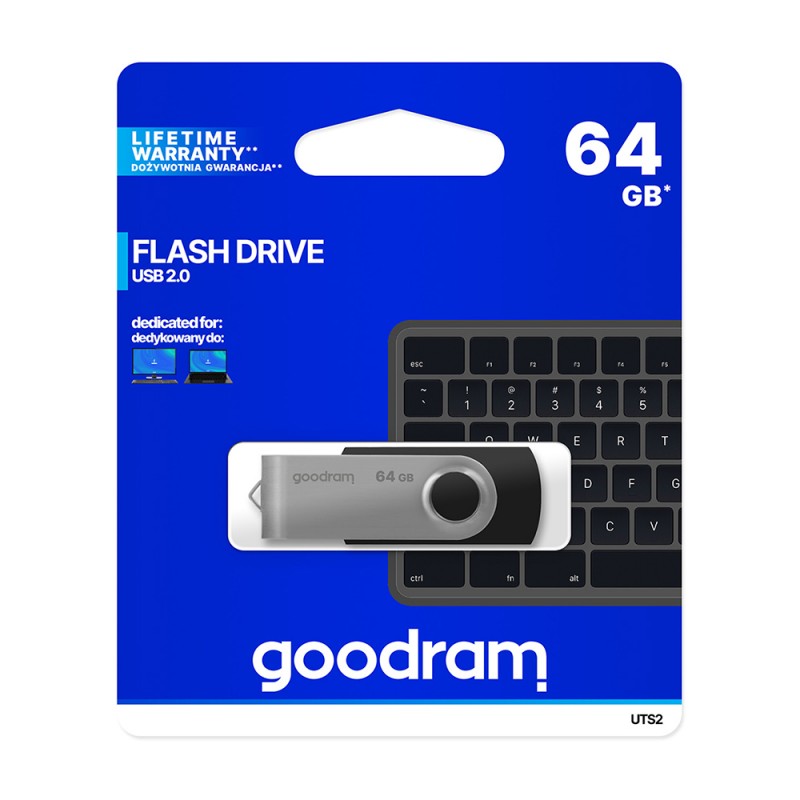 Флаш памет 64GB USB 2.0, GoodRam Twister