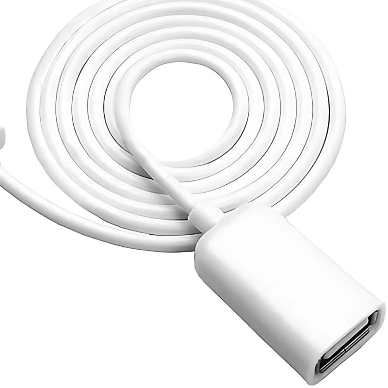 Кабел AUX MBX, Женско USB Към 3.5мм жак, Черен/Бял