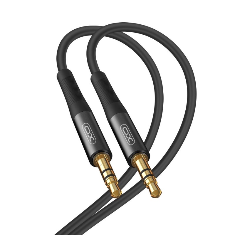 Кабел AUX XO NB-R175A 2 pins MBX, 1м, Черен