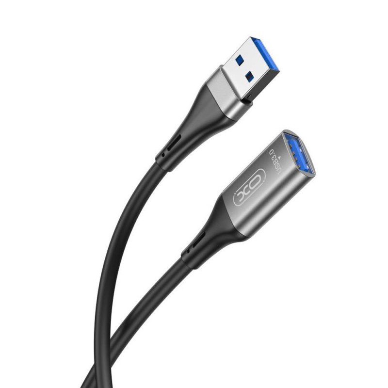 Кабел USB XO NB220, Удължител към женско USB 3.0, 2м в кутия, Черен