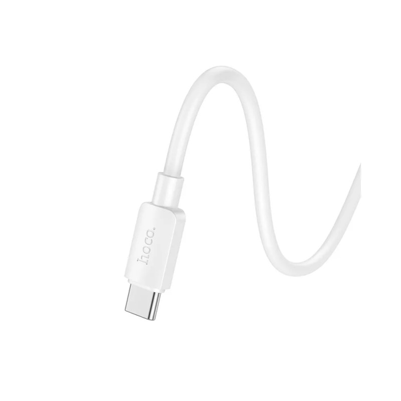 Кабел USB-A - USB-C, HOCO PD 6A 100W X96 1м, Бял