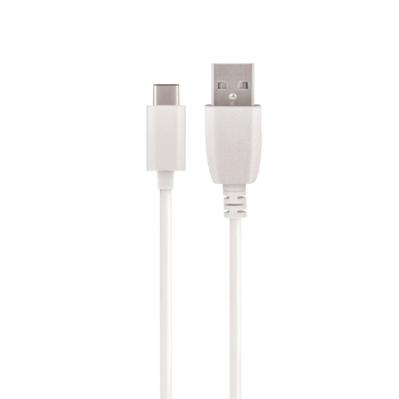 Кабел USB Maxlife 1м в кутия 2A, Type C, Бял