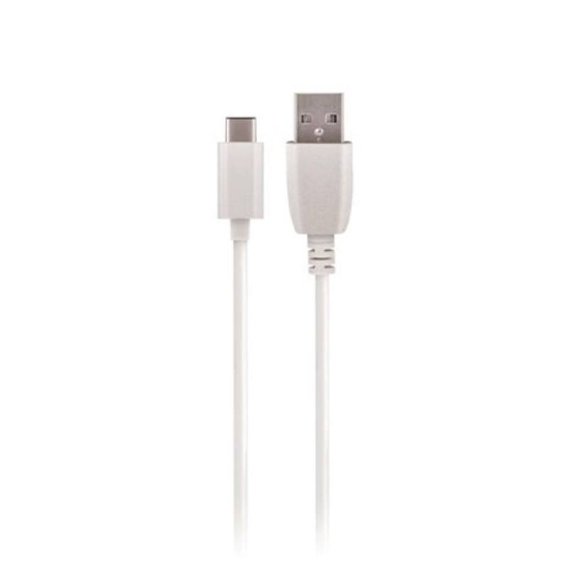 Кабел USB Maxlife 1м в кутия 3A, Type C, Бял