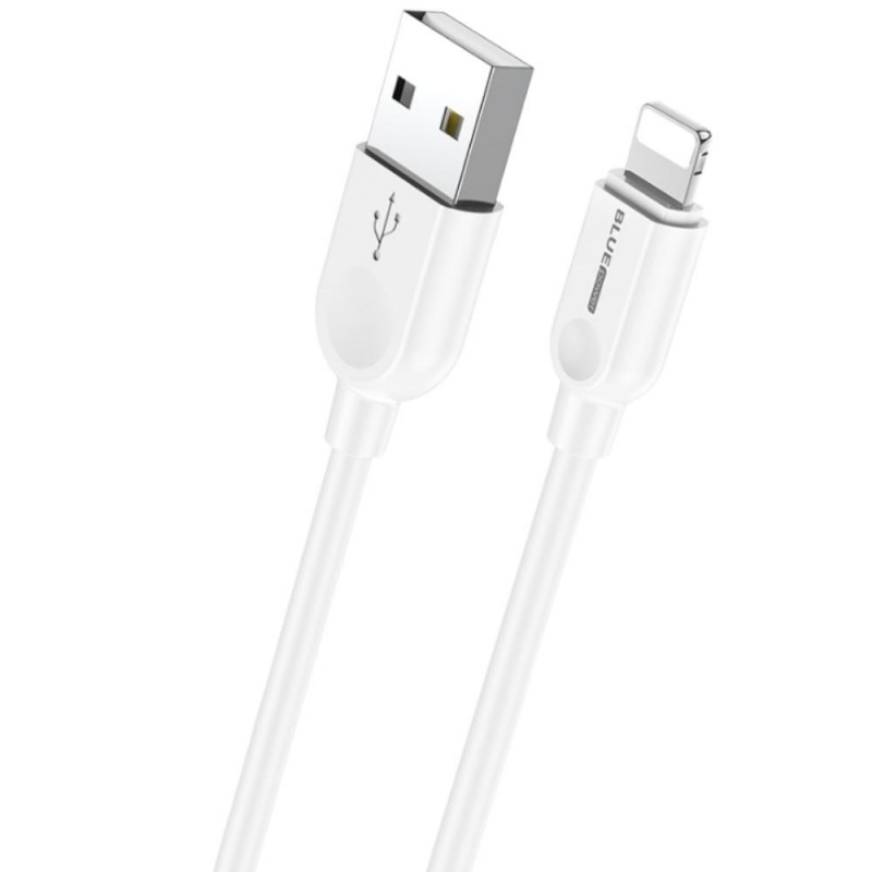 Кабел USB BLUE Power BL2BX14 LinkJet 2м в кутия 3A, Lightning, Бял