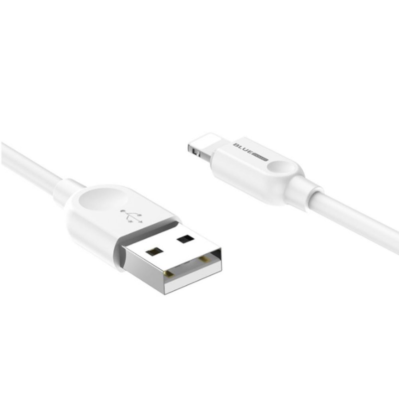 Кабел USB BLUE Power BL2BX14 LinkJet 2м в кутия 3A, Lightning, Бял