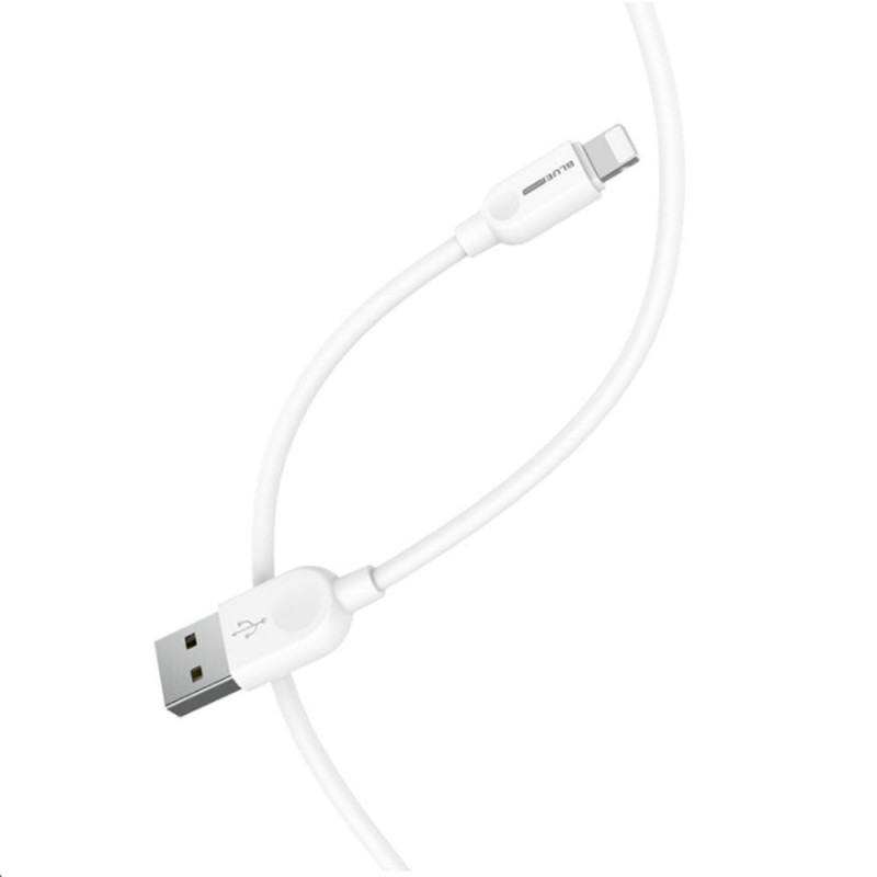 Кабел USB BLUE Power BL2BX14 LinkJet 2м в кутия 3A, Lightning, Бял