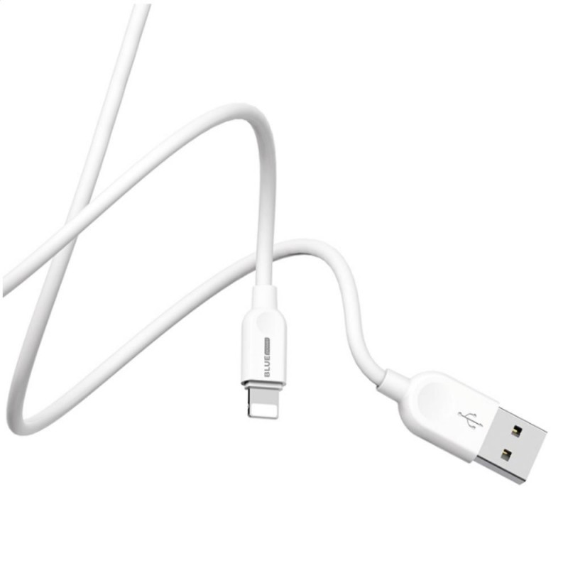 Кабел USB BLUE Power BL2BX14 LinkJet 2м в кутия 3A, Lightning, Бял