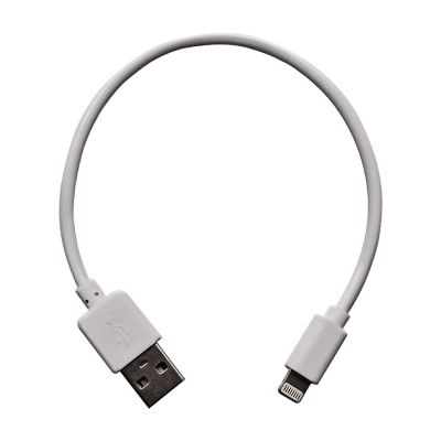 Кабел USB - Lightning, MBX 20см, Бял