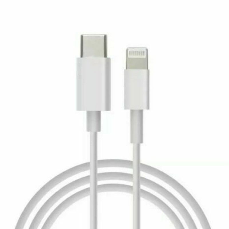Кабел USB MBX, Type C-Lightning, за iPhone 11 Pro, Pro Max, Бял