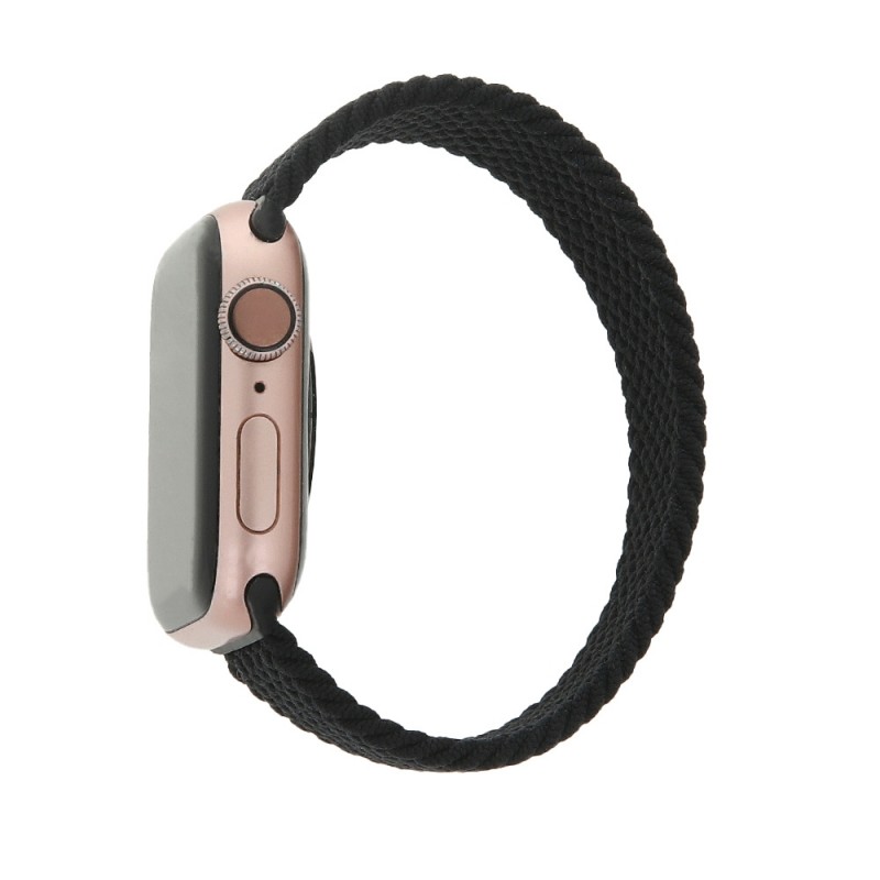 Каишка bSmart Elastic band M за Apple iWatch 38/40/41 mm дължина 145 mm, Черна