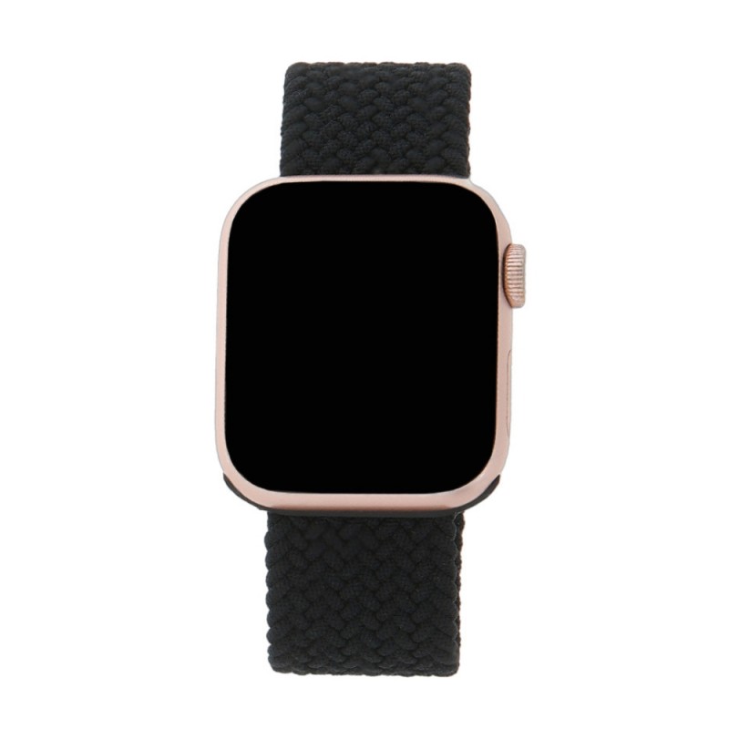 Каишка bSmart Elastic band M за Apple iWatch 42/44/45 155 mm, Черна