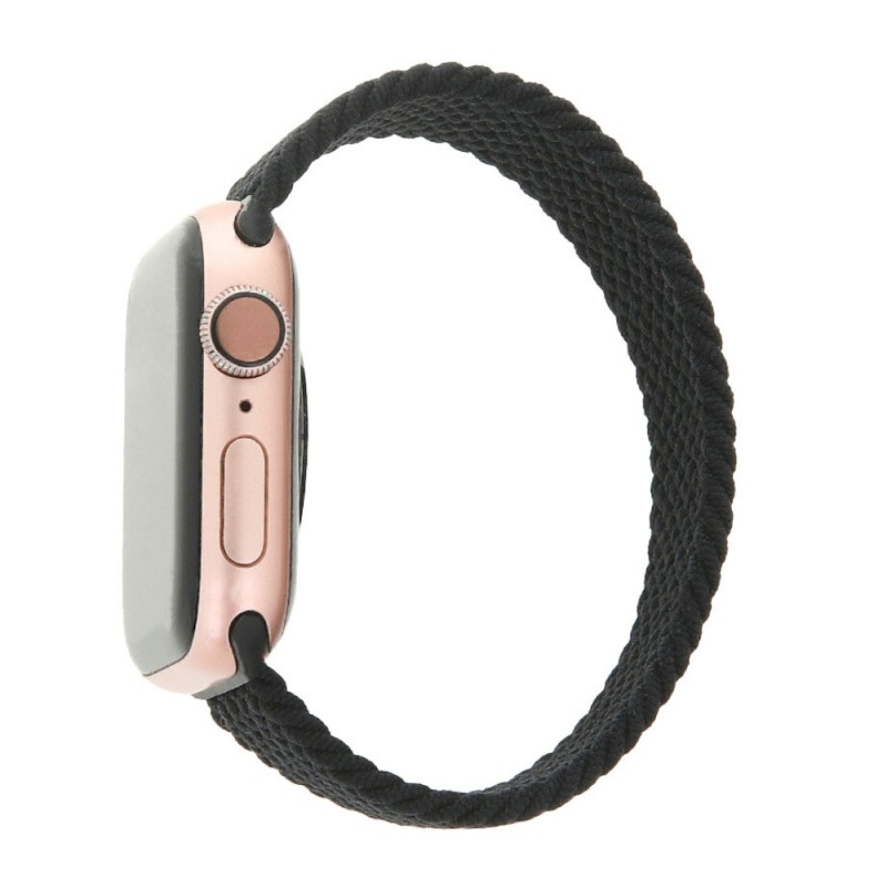 Каишка bSmart Elastic band S за Apple iWatch 42/44/45 mm дължина 145 mm, Черна