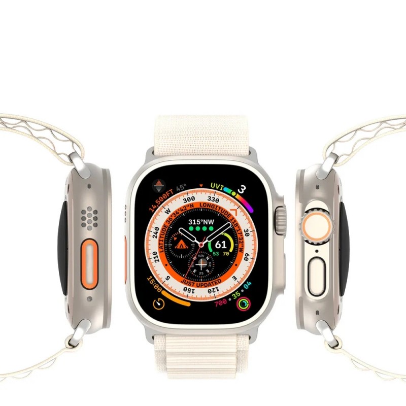 Kаишка DUX DUCIS GS elastic band за Apple iWatch 42/44/45/49 mm, Бежова
