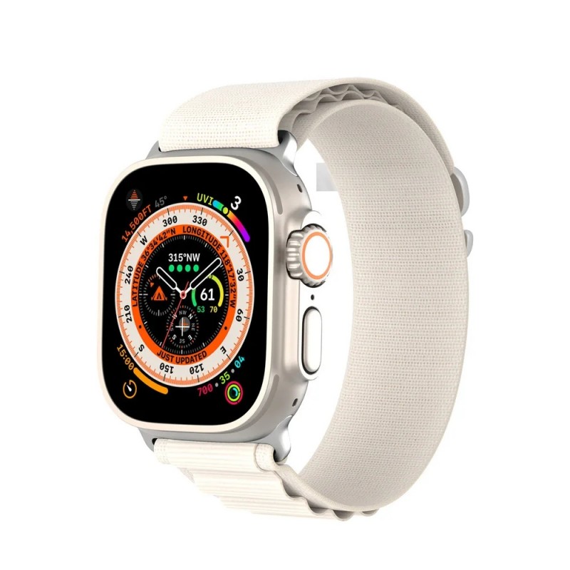 Kаишка DUX DUCIS GS elastic band за Apple iWatch 42/44/45/49 mm, Бежова