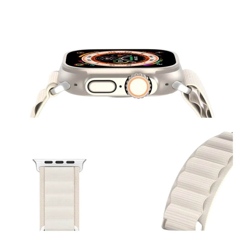 Kаишка DUX DUCIS GS elastic band за Apple iWatch 42/44/45/49 mm, Бежова