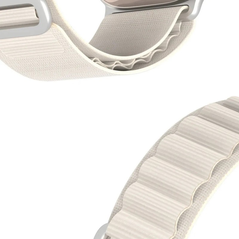 Kаишка DUX DUCIS GS elastic band за Apple iWatch 42/44/45/49 mm, Бежова
