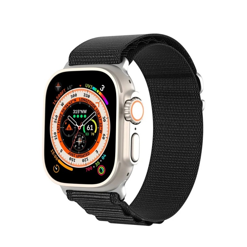 Kаишка DUX DUCIS GS elastic band за Apple iWatch 42/44/45/49 mm, Черна